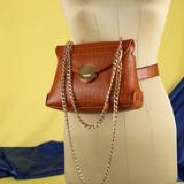 Havane Belt Bag With Chain